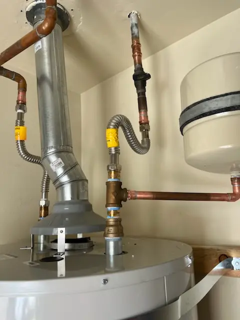 Water heater installation and plumbing repair in Pennfield